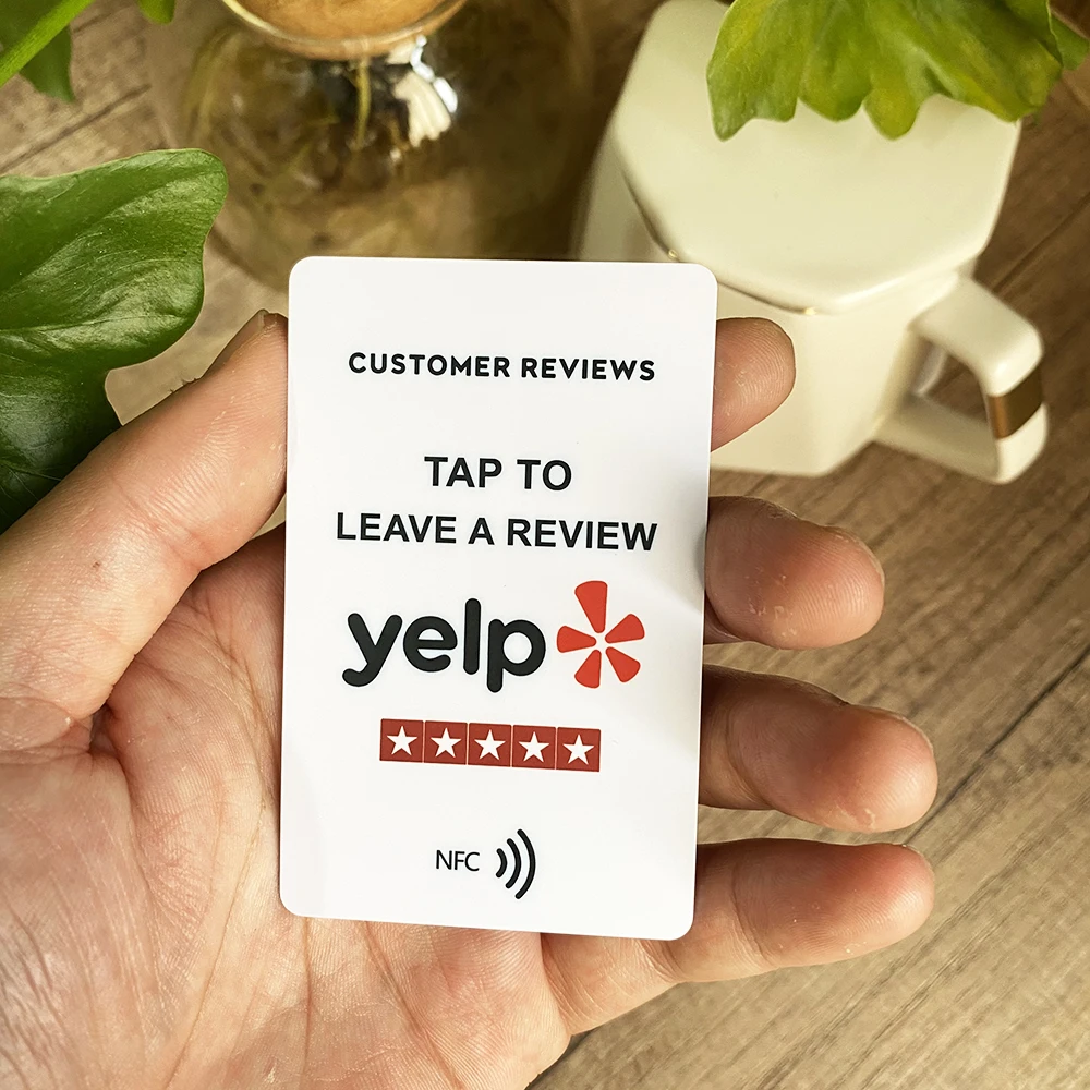 

Обзор нас на Yelp NFC Tap Обзор Карта Google Trustpilot Tripadvisor Обзор карты 13,56 МГц NTAG215 NFC-карты
