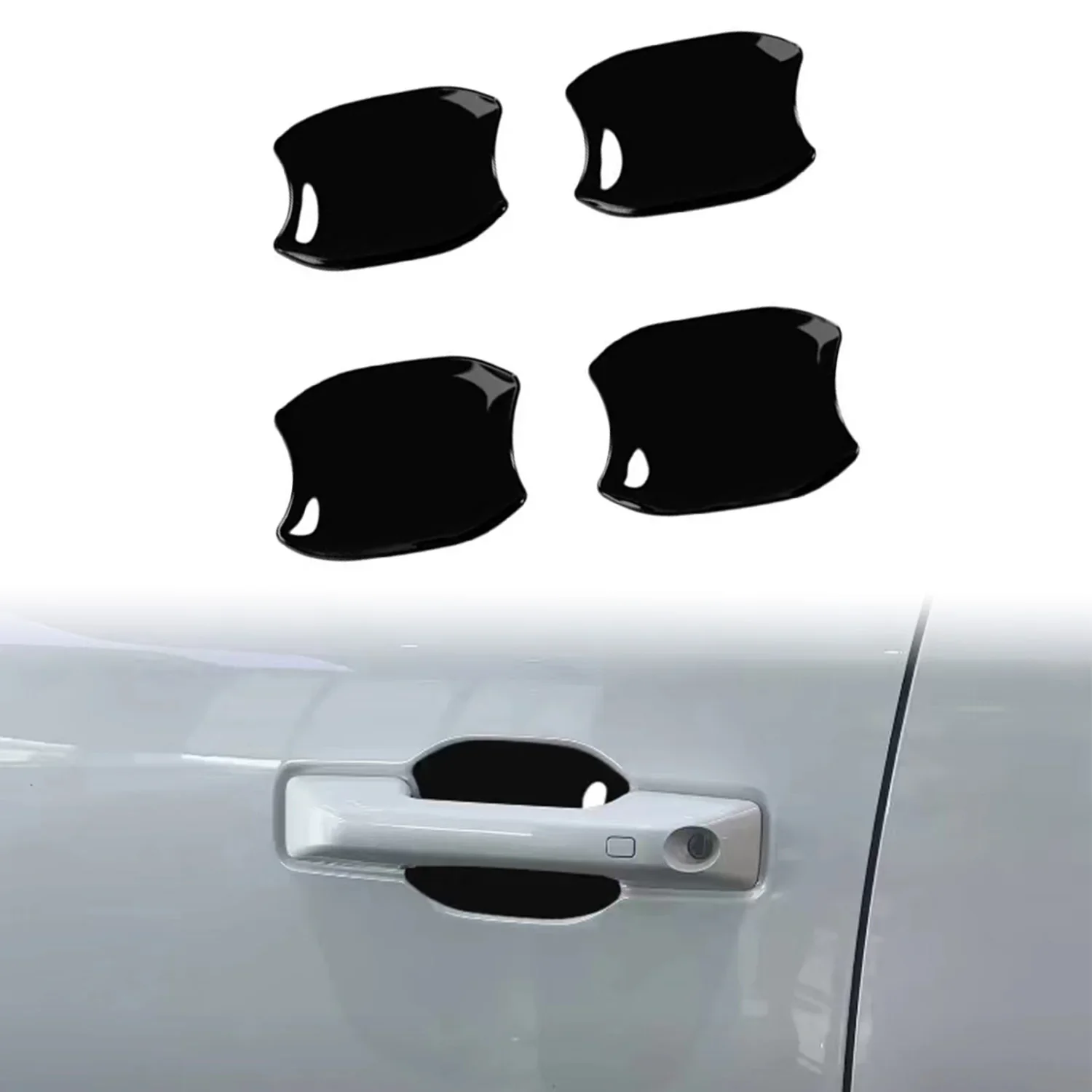 

For BYD Shark 6 2025 Car Exterior Side Door Handle Bowl Cover Trim ABS Accessories 4pcs Exterior Parts Automobile modification