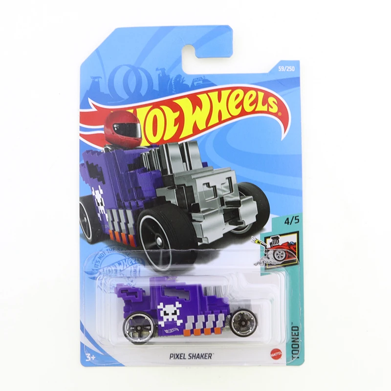 2020-24 2021-59 PIXEL SHAKER Original Hot Wheels Mini Alloy Coupe 1/64 Metal Diecast Model Car Kids Toys Gift