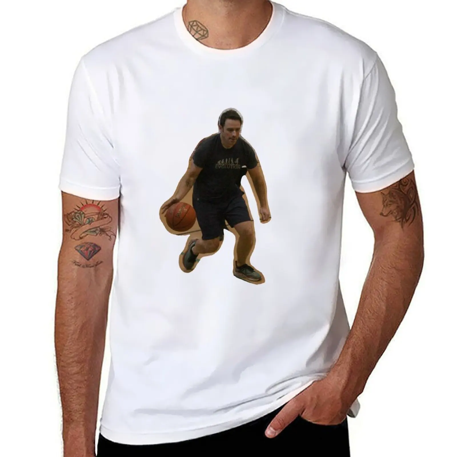 

Mr. Fournier Loves Basketball T-Shirt men t shirt cotton 100% cotton t shirts man 100% T-Shirt