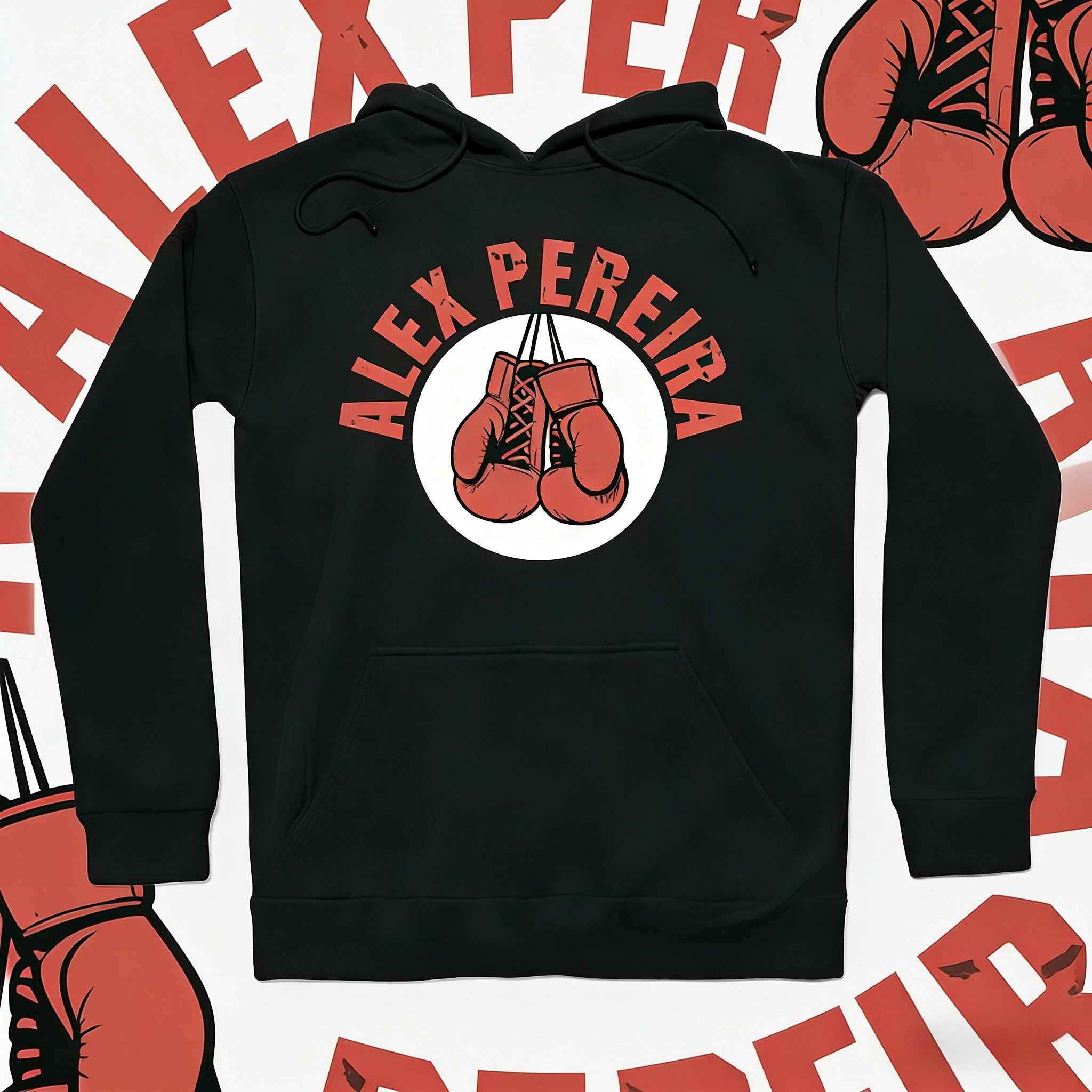 

UFC Alex Pereira 2026, осенне-зимняя коллекция, 100% хлопок, удобная повседневная толстовка с капюшоном, подходит для мужчин и женщин