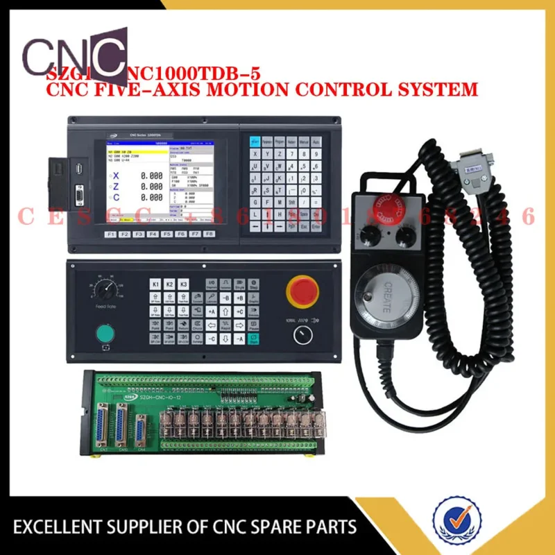 SZGH-CNC1000TDb-5 Offline CNC five-axis motion control system lathe controller G code servo stepper with handwheel MPG