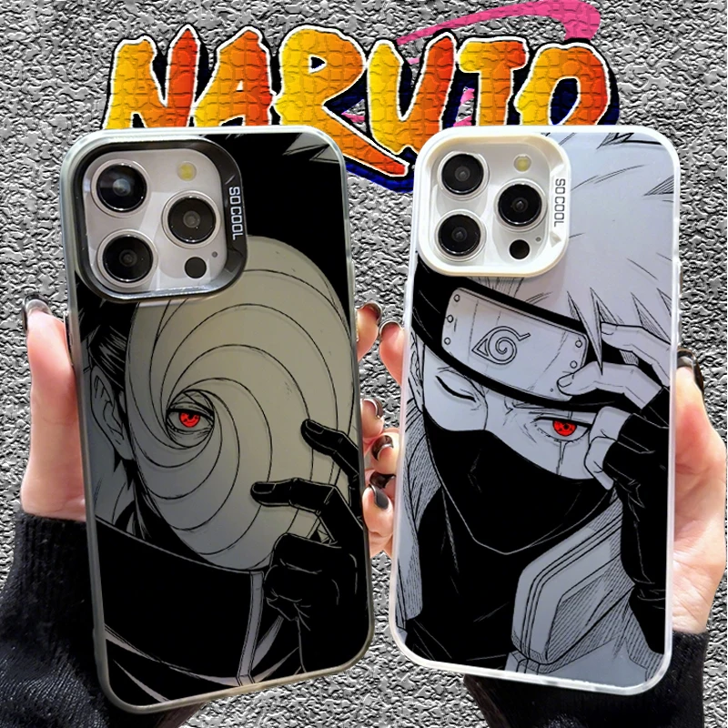 Etui Naruto Uchiha Obito Kakashi z matowym wykończeniem do Xiaomi Redmi Note 15 14 13 12 10 9 Pro Plus 4G 5G…