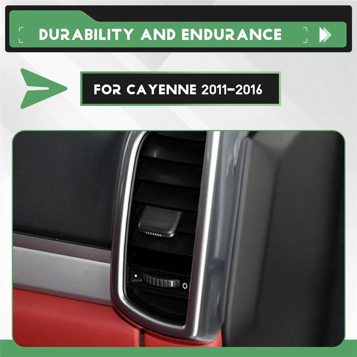 Eco-friendly Front A/C Air Vent Outlet Tab Clip Repair Kit for Porsche Cayenne 2011-2016 Car