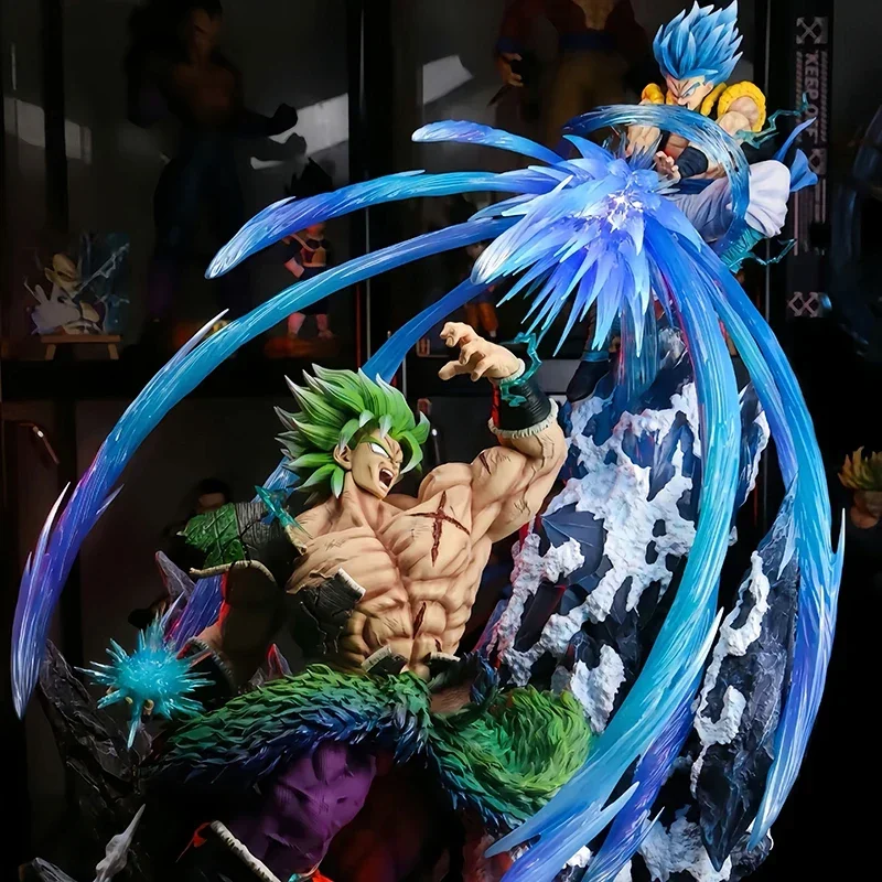 

Dragon Ball Anime Figures 23cm Broly Vs Gogeta Figure Broly Figure Model Pvc Statue Dolls Collection Toy Decoration Toy Boy Gift