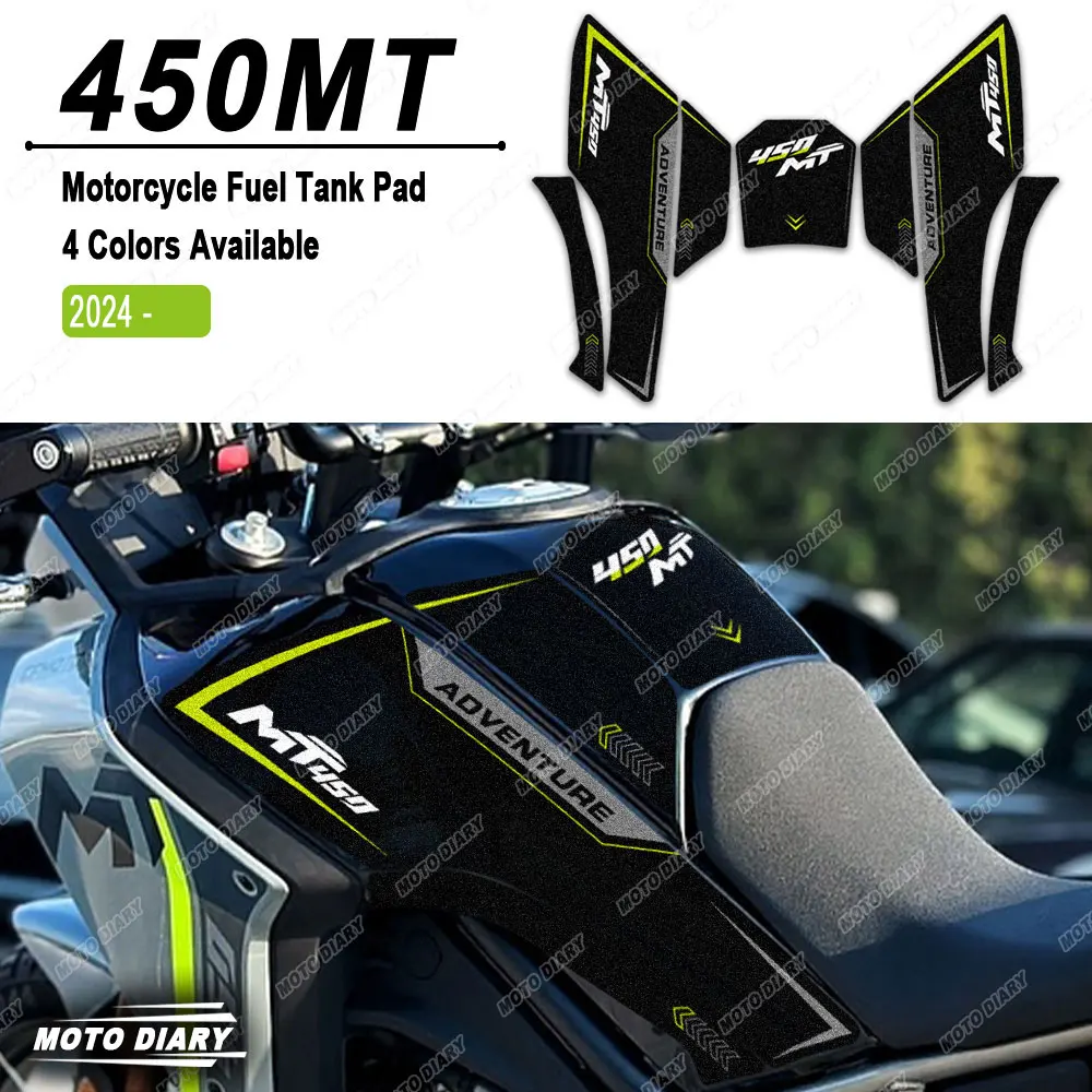 For CFMOTO 450MT 450 MT 2024 Tank Pad Sticker Motorcycle Fuel Tank Protection Decals 