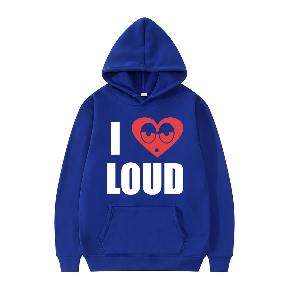 Chief Keef I Love Loud Same Style Graphic Hoodies Fashion Casual Oversized Hoody Pocket Sweatshirt Streetwear Tracksuit Unisex