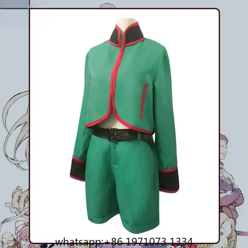 Gon Freecss Cosplay Costume Green Suit Halloween Christmas Party Carnival Men Women Anime Cosplay Costumes