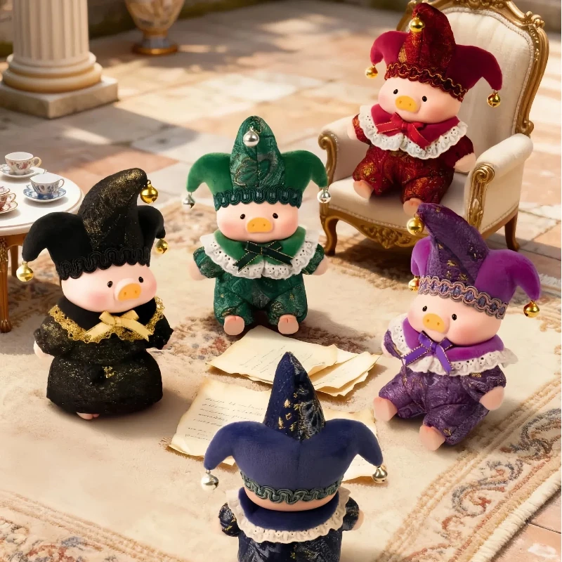 

Подлинная коробка Lulu Pig Blind Box Angel Of Fate Series, виниловая подвеска для лица, плюшевая подвеска Kawaii Pig Doll, коллекционная игрушка, новогодний подарок для девочек