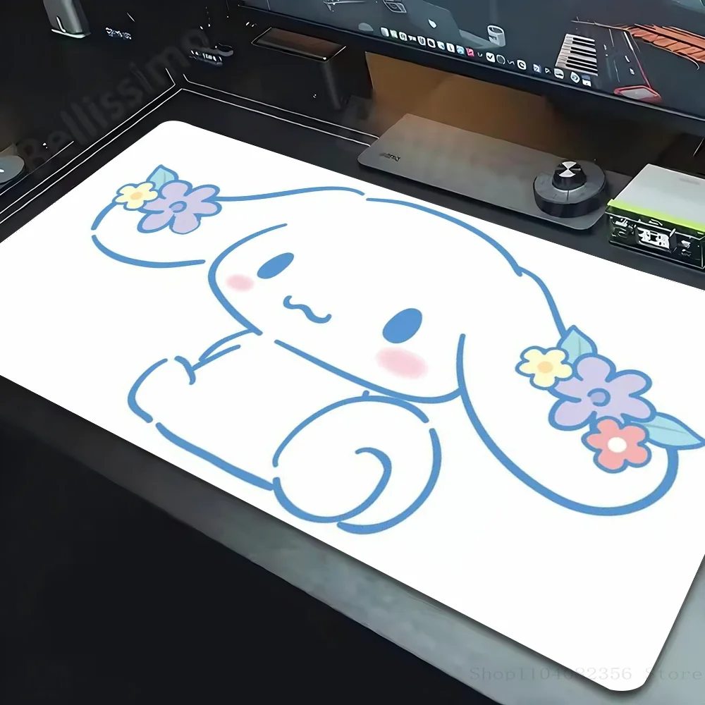 Cute S-Sanrios C-Cinnamoroll My Melody Mousepad Non-slip Suitable For Office Computers Laptops E-sports Game Desk Mats