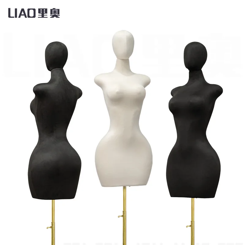 Half body curvy mannequin torso woman de couture Big ass mannequin corps femme Clothing Form Display