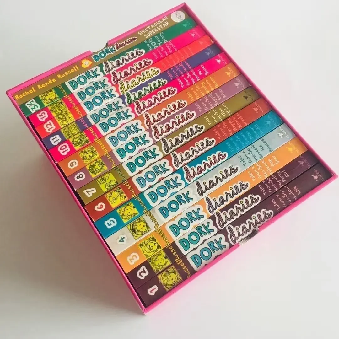 Imagem -03 - Dork Diaries Weird Girl English Story Picture Book Edição Feminina Widow Kid Diary Bedtime Edition 15 Volumes