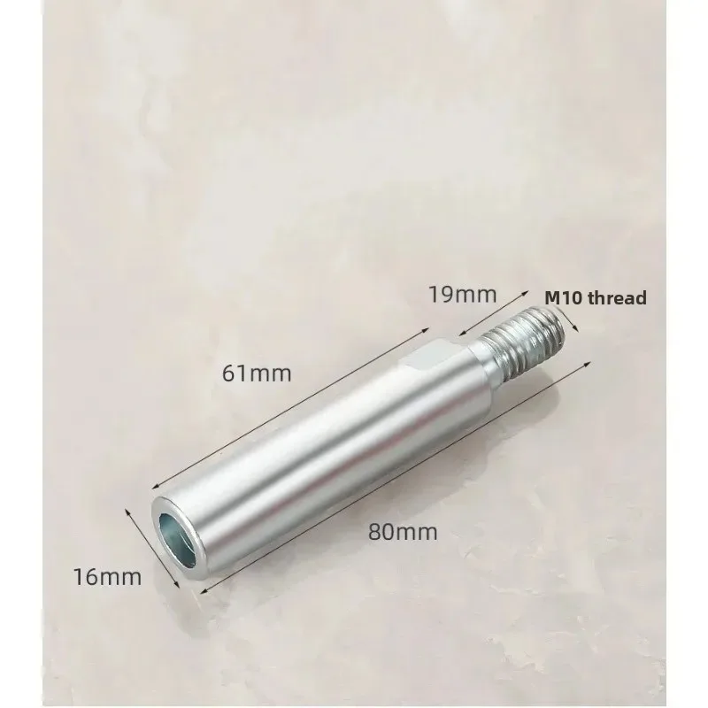Extension de meuleuse d'angle, bielle de polissage, adaptateur de 80mm, filetage M1 avec écrous pour outils électriques de réparation automobile, nouvelles pièces