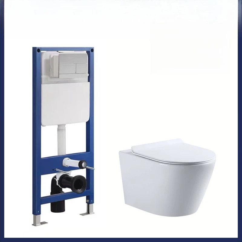 Tanque de água oculto pendurado na parede do banheiro conjunto oculto