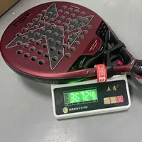 NOX Top 1 High Quality, Professional Padel Tennis Racket, Soft Face, Carbon Fiber, Lightweight, Fashionable EVA Sport Racquet 2