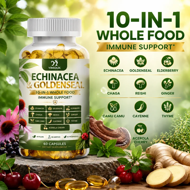 10-in-1 Immune Care Capsules,  - đánh giá và giá Echinacea