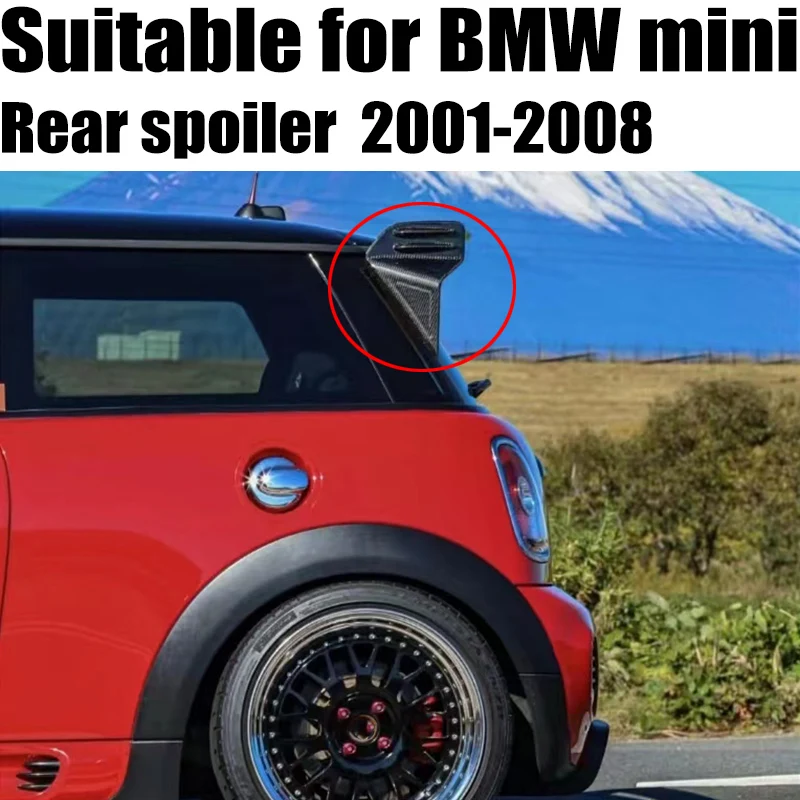 

R56 JCW style Carbon Fiber Roof Spoiler For Mini Cooper Ver.2.11/2.12 2001-2008 year Car Accessories spoiler wing