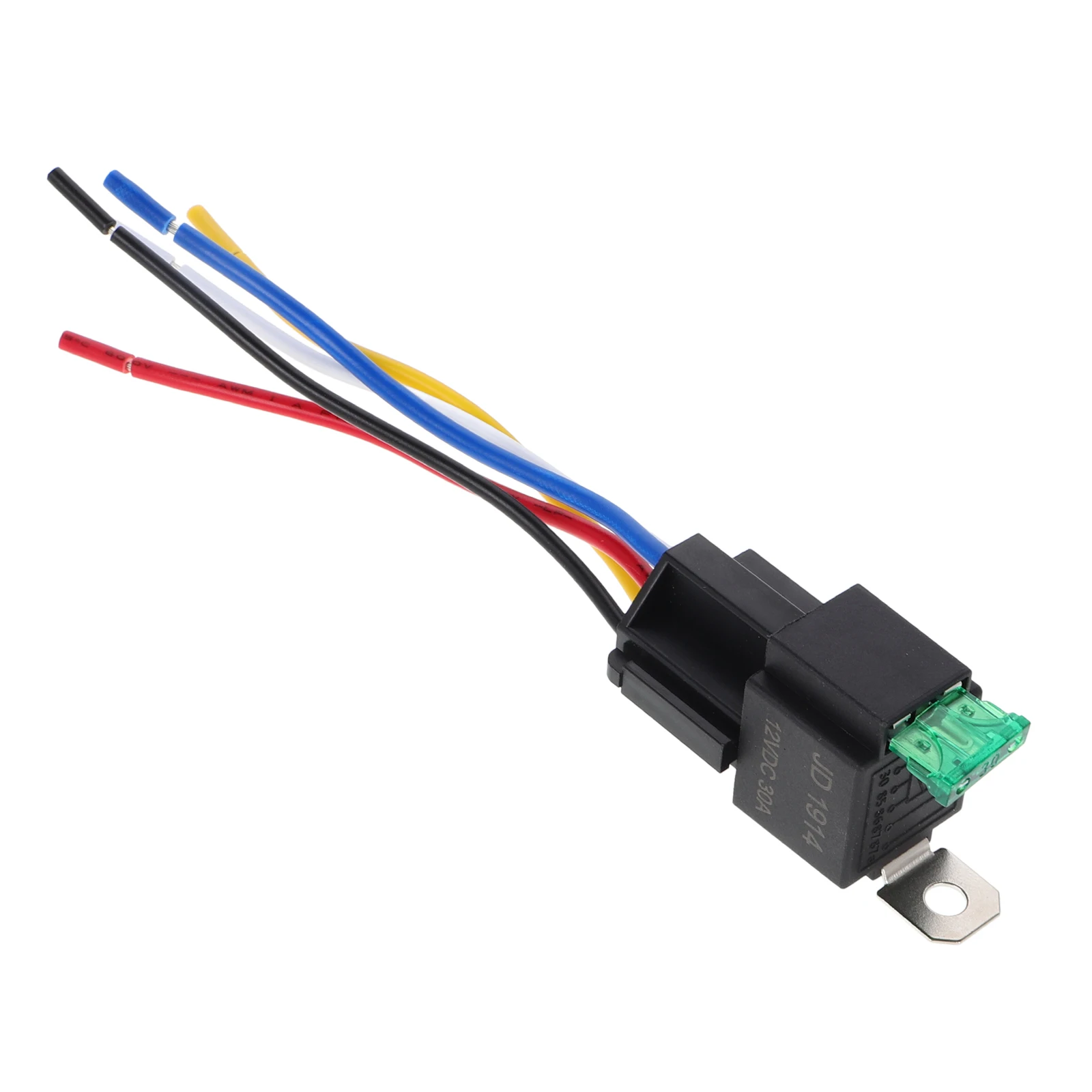 

Automotive Relay 30A Builtin Fuse Car Electrical System Universal Ignition Switch Blower Motor Relay Air Conditioning Audio