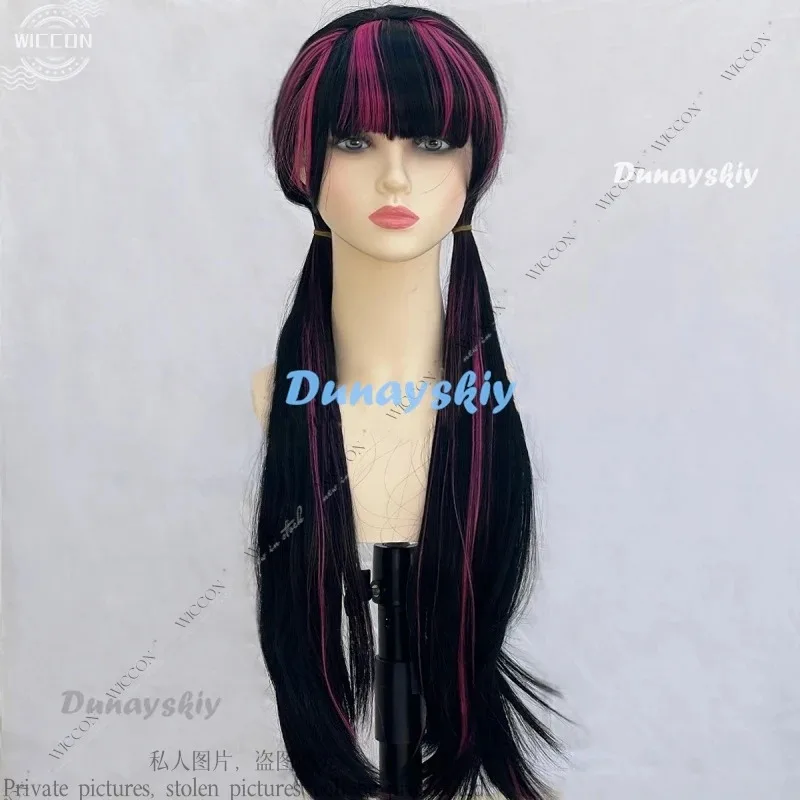2025 11 Monster Cos traje rosa Vampiree Dráculaura peluca Anime mujer Cosplay disfraces de Halloween conjunto completo alto Carnaval