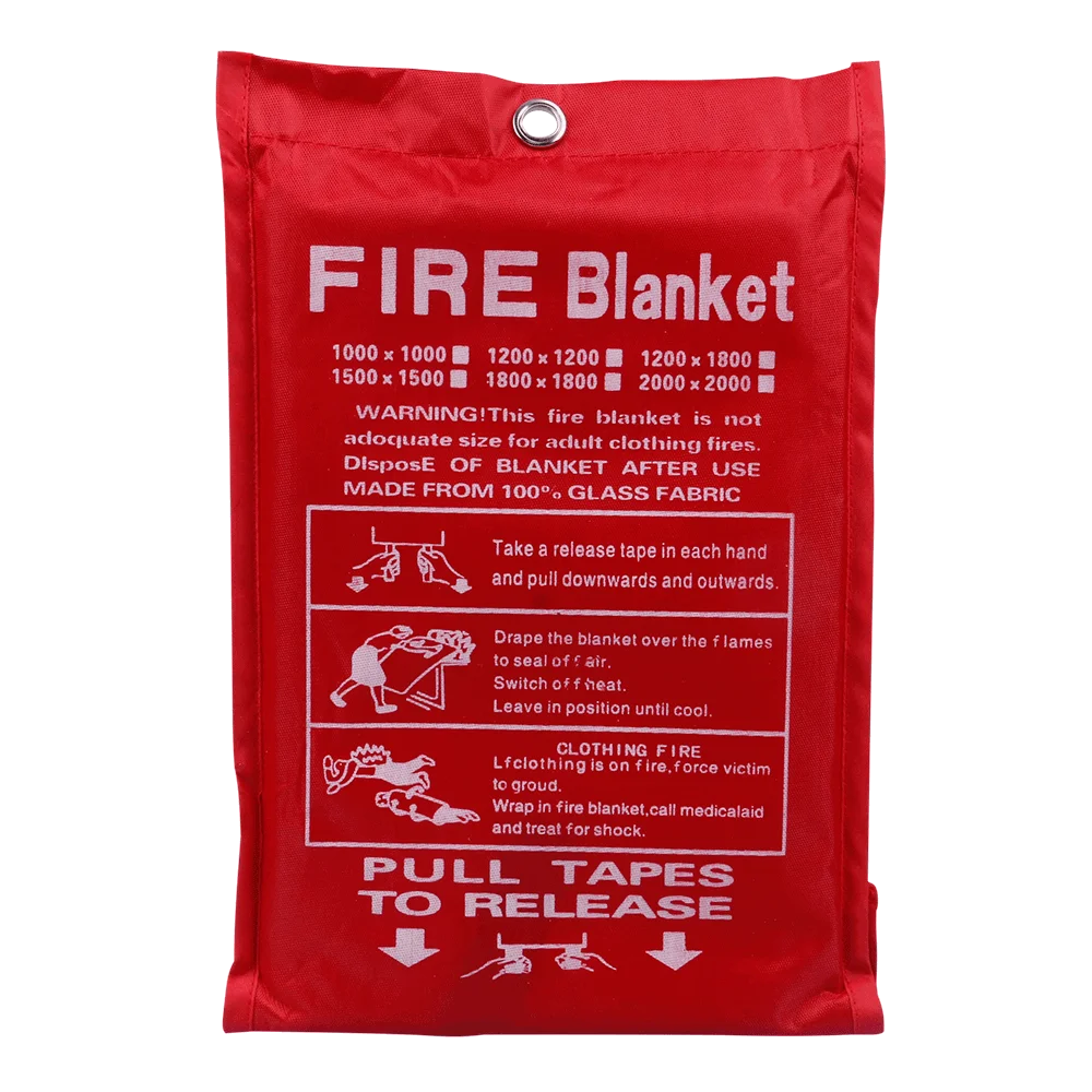 Fire blanket Fiberglass Fire retardant Emergency Survival Fire Shelter Safety Blanket Fire Emergency Blanket