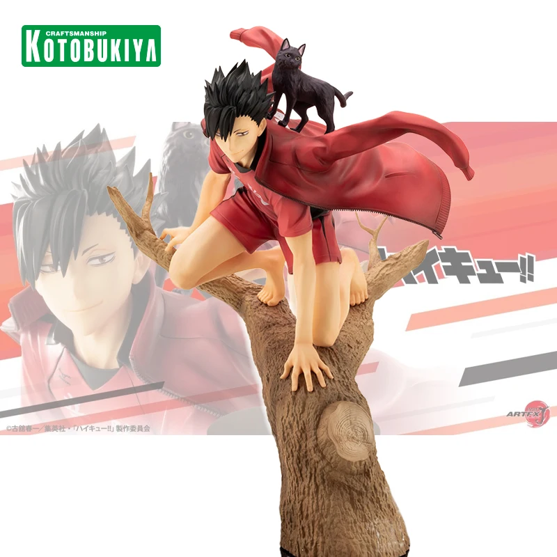 Genuine Haikyuu!! Original Kotobukiya ARTFX J Tetsurou kuroo Anime Character PVC Collectible Model Doll Figurine Decoration Gift