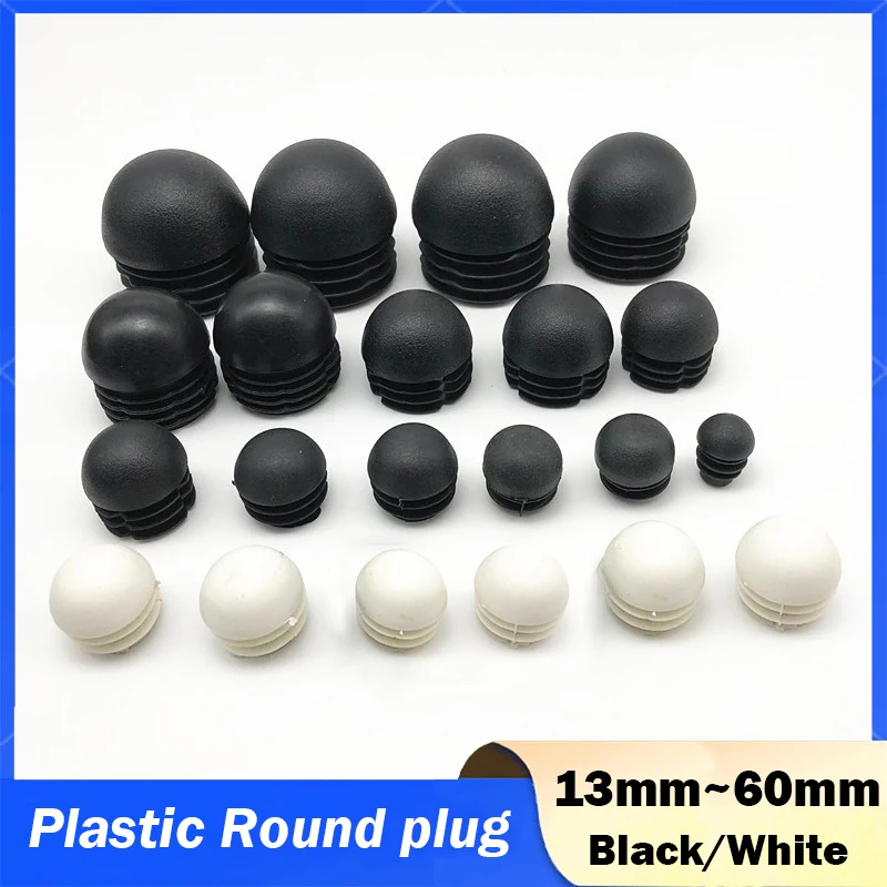 

Пластиковая круглая заглушка для труб, куполообразные торцевые заглушки, нескользящая ножка стула, пылезащитный чехол для ног, защитная накладка для пола, мебельные аксессуары 13-60 мм