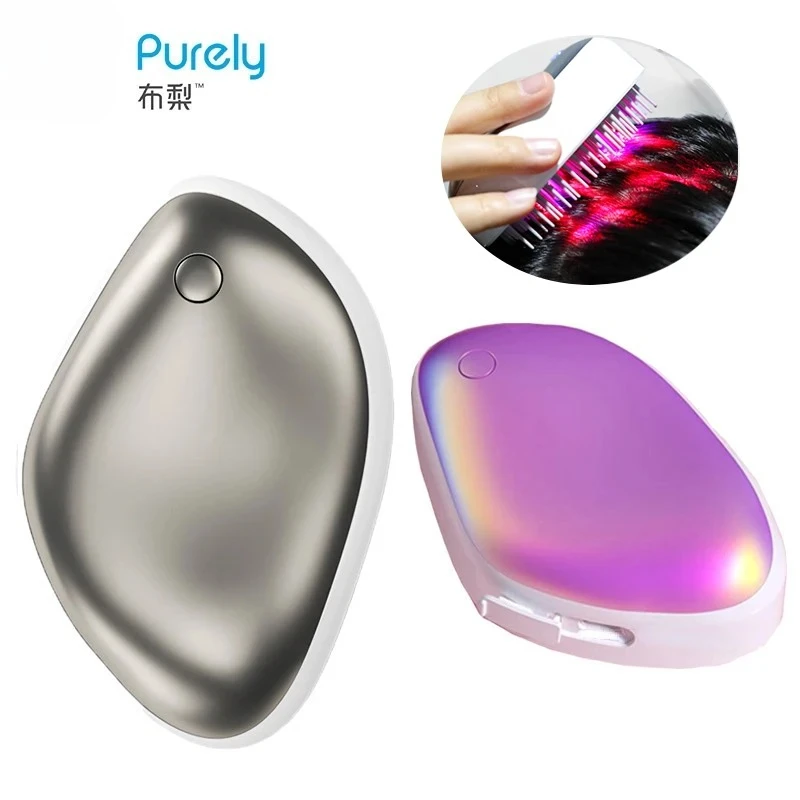 

LLLT электрическая лазерная расческа для волос, против выпадения волос, массажная расческа для кожи головы, щетка для роста волос, инструмент для роста волос