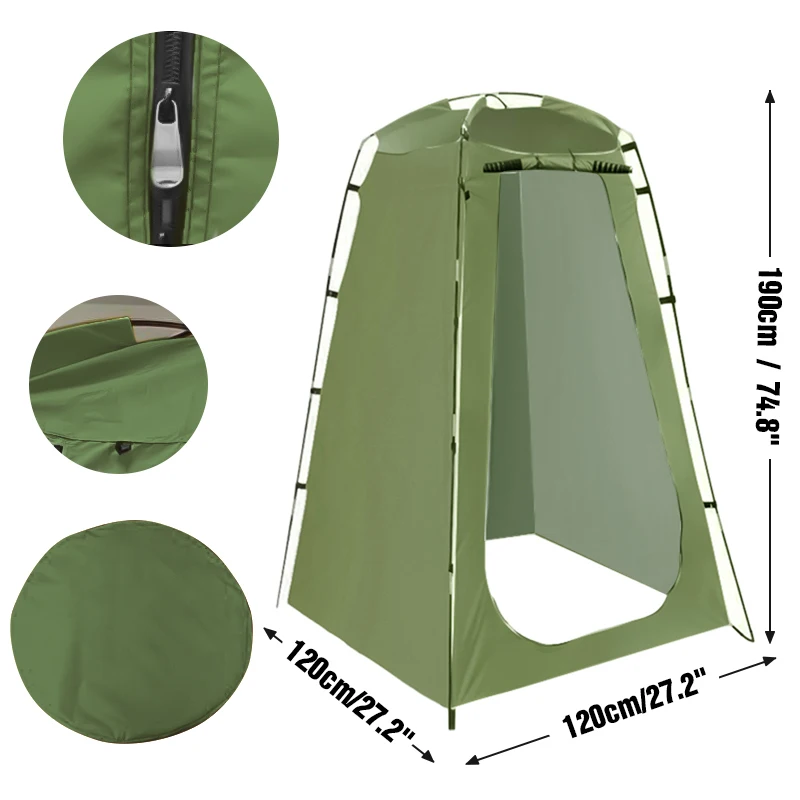 Westtune Portable Outdoor Privacy Shower Tent Emergency Shower Toilet Changing Fitting Room Tent Shelter for Flood Disaster