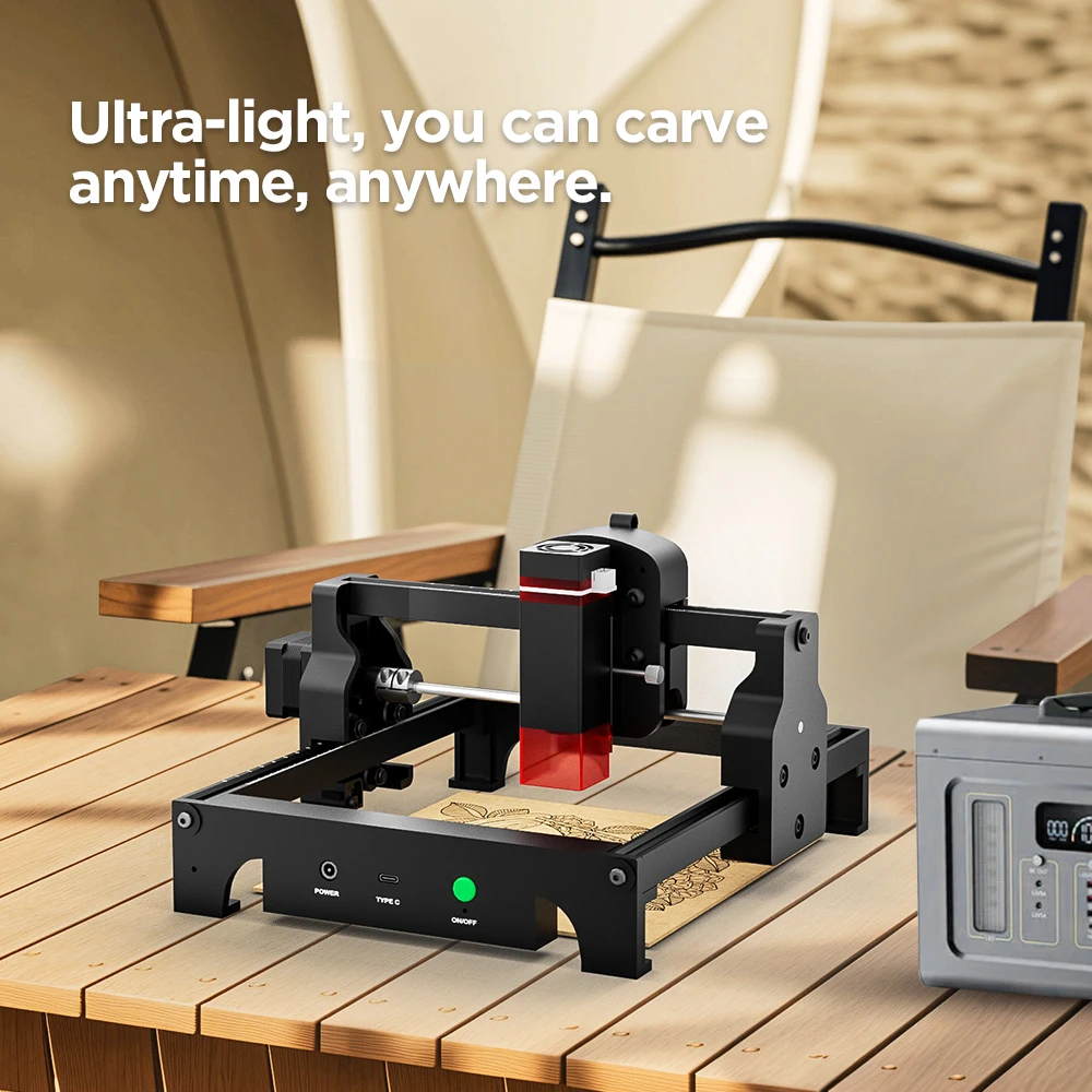ACMER S1 Mini graveur Laser Machine de découpe Portable mise à niveau Laser sculpter bois acrylique verre pour débutant Support LightBurn