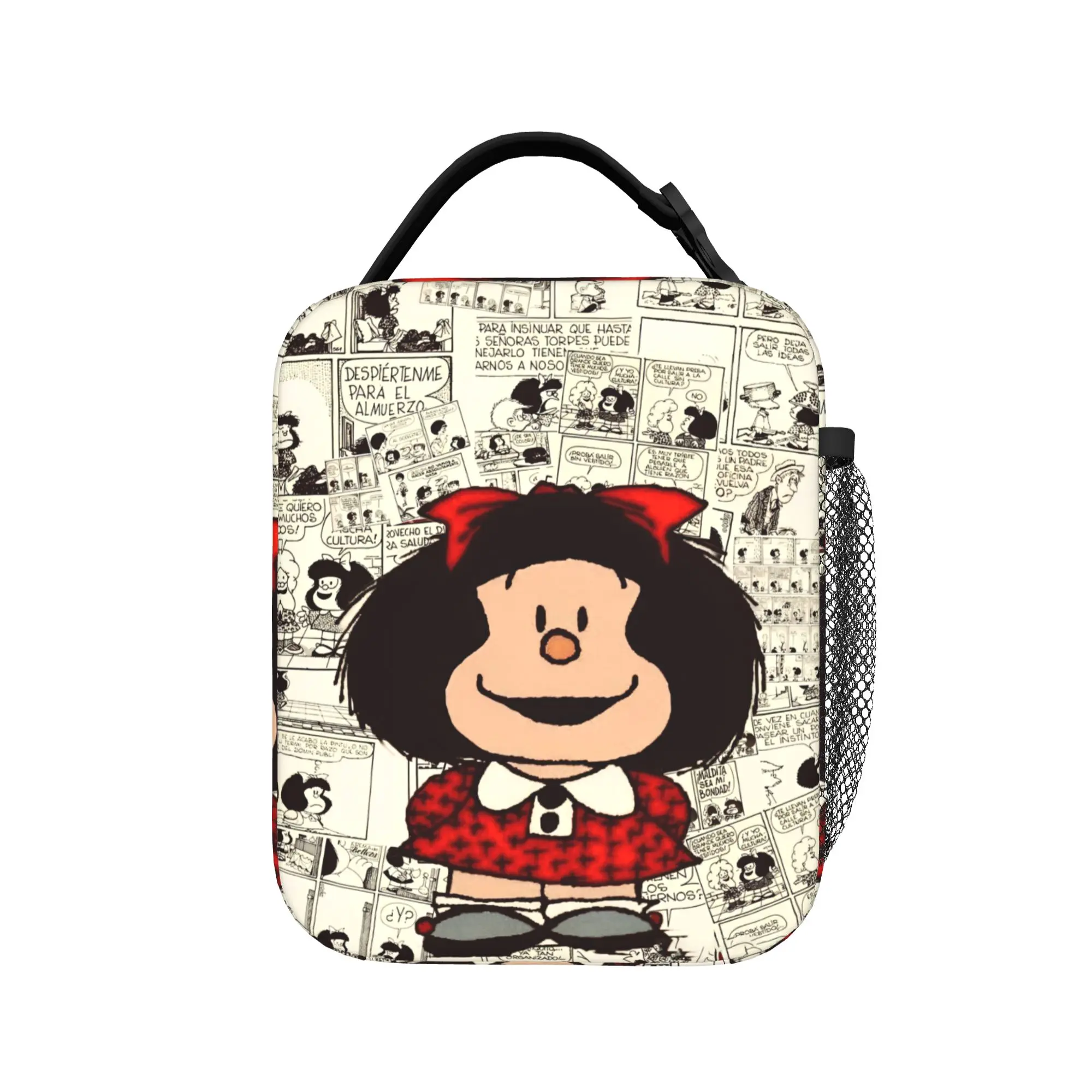 Mafaldas Insulated Lunch Bag Portable  Meal Container Thermal Bag Tote Lunch Box Work  Outdoor Girl Boy