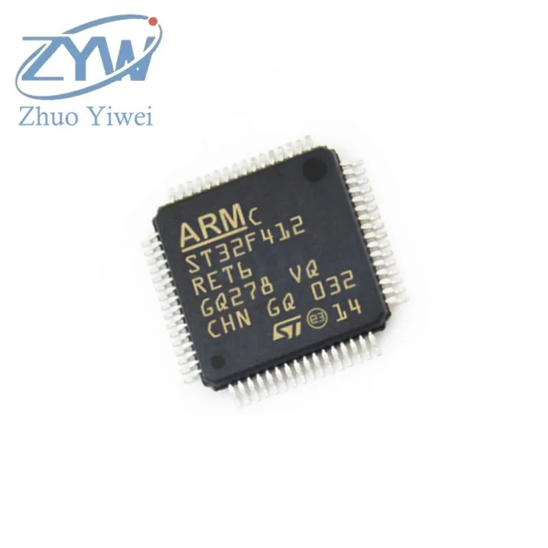 Chip LQFP-64 STM32F chip 100MHz 512KB ARM Cortex-M4 chip 32-bit microcontroller baru asli