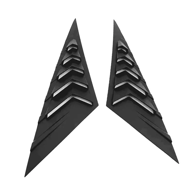 2Pcs Car Rear Side Vent Window Scoop Louver Trim Stickers Fit For Hyundai Elantra 2021 Carbon Fiber Modification Car Accessories