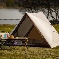 Beach Tent Automatic Instant Open Lightweight UV Protection Portable Outdoor Camping Sun Shelter Family Size Triangle Tent