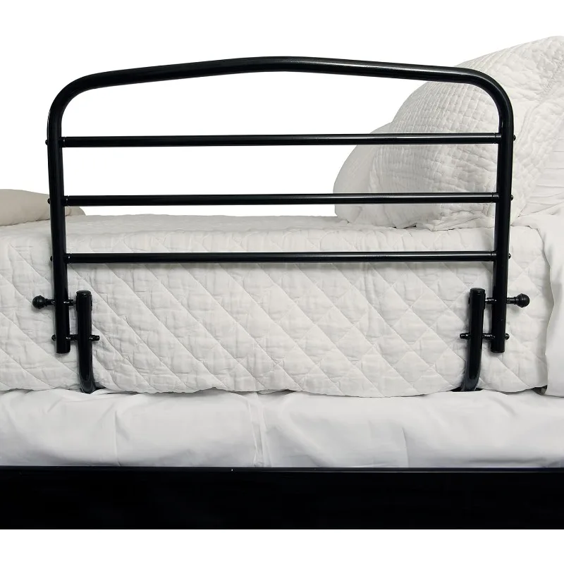 

30" Safety Bed Rail,Folding Bedside Safety Guard Rail for Seniors,Under Mattress Bed Safety Handle,Fit Most Beds,Standing Assist