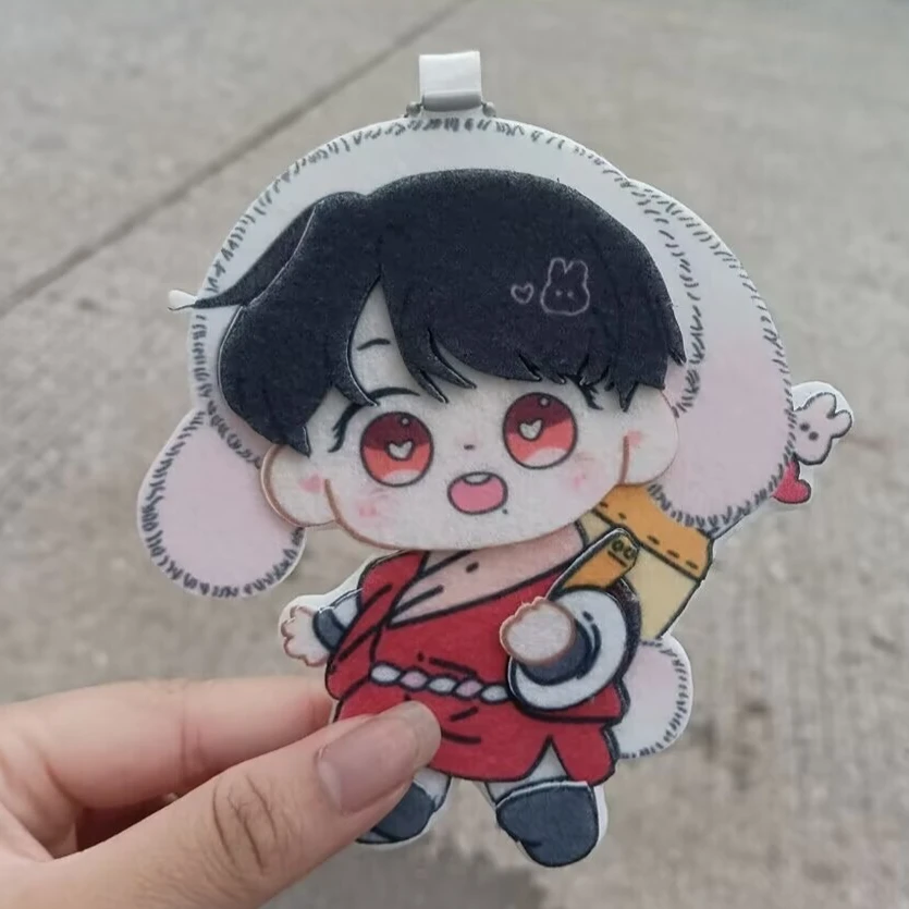 새로운 고급스러운 "콘도르 영웅의 전설" 작은 토끼, 샤오잔 부직포 가방 펜던트 키체인