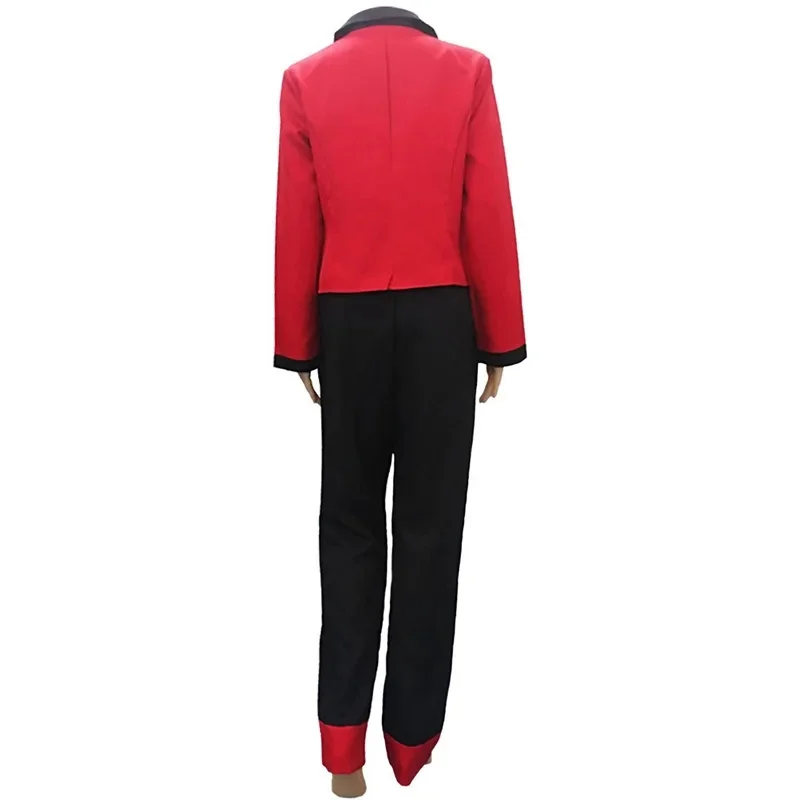 x;3,f'6;h\9/Anime Hazbin Hotel Charlie Morningstar Cosplay Costume Women Men Red Uniform with Bow Ti6'h.8\j,3/f' view 5