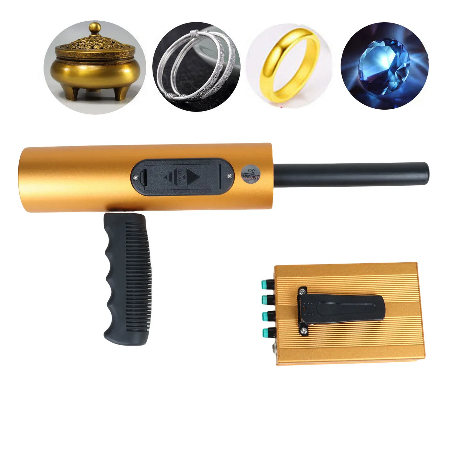 1500 Meters Update Sensitive Treasure Scanner, Underground Metal Detector Locator for Gold/Silver/Copper/Precious Stones