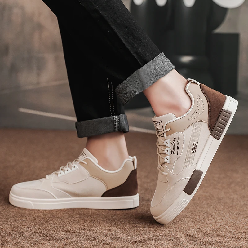 

Man Sneakers Walking Shoes Men's Lightweight Anti Slip Board Shoe Sneaker Comfortable Training Sneakers Outdoor Vulcanized Shoes