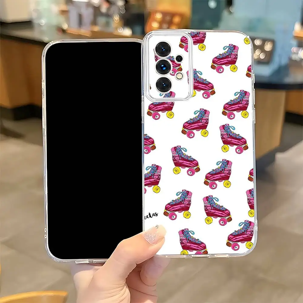 Figure Skating Dance Sport   Phone Case For Samsung S24,30,21,22,23,20 FE,lite,PIus,Ultra,5G,Note,9,10 Transparent Cover