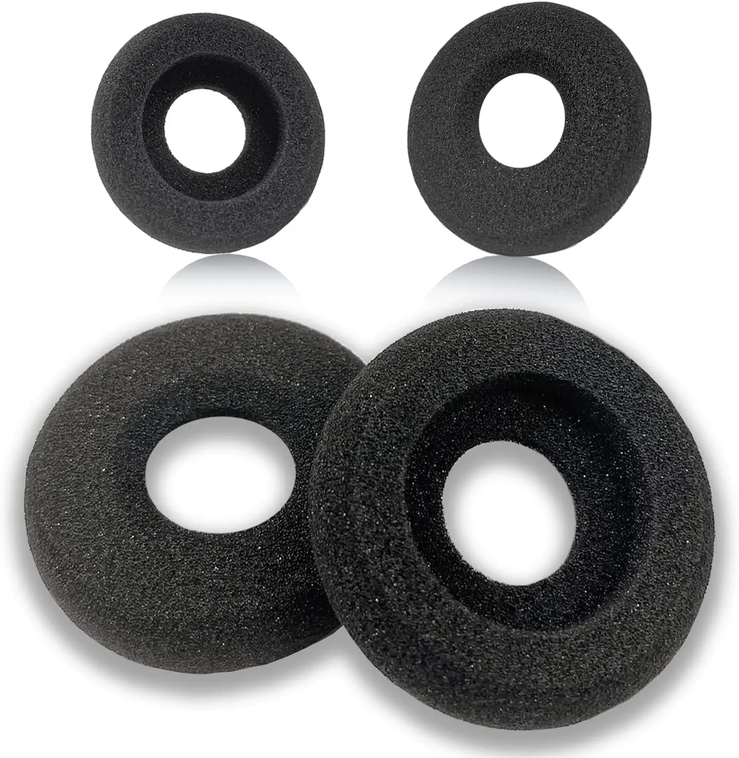 Almohadillas de Repuesto para Auriculares Plantronics, Almohadillas de Espuma Diseñadas para Plantronics HW251N HW261N HW510 HW520 Blackwi