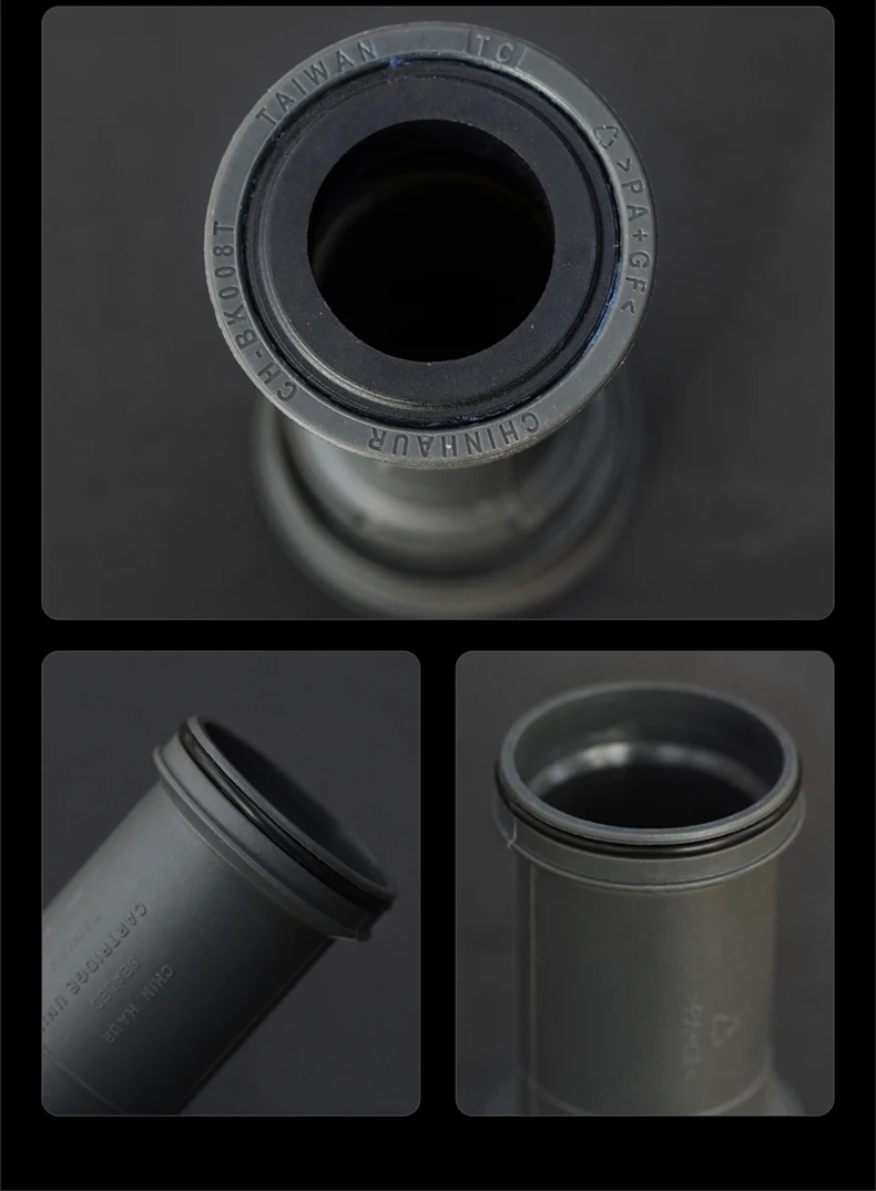 RACEWORK BB68/BB86 Fahrrad Tretlager MTB Rennrad Press Fit Lager BB 24mm Welle Kurbelgarnitur Teile – Detail 13