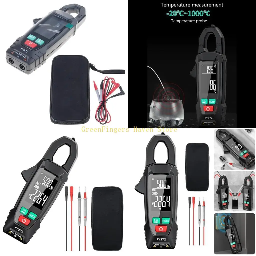 

F68D Multipurpose Clamp Multimeter Tool for Household Circuit Inspection Industrial Maintenance and Automotive Diagnostics