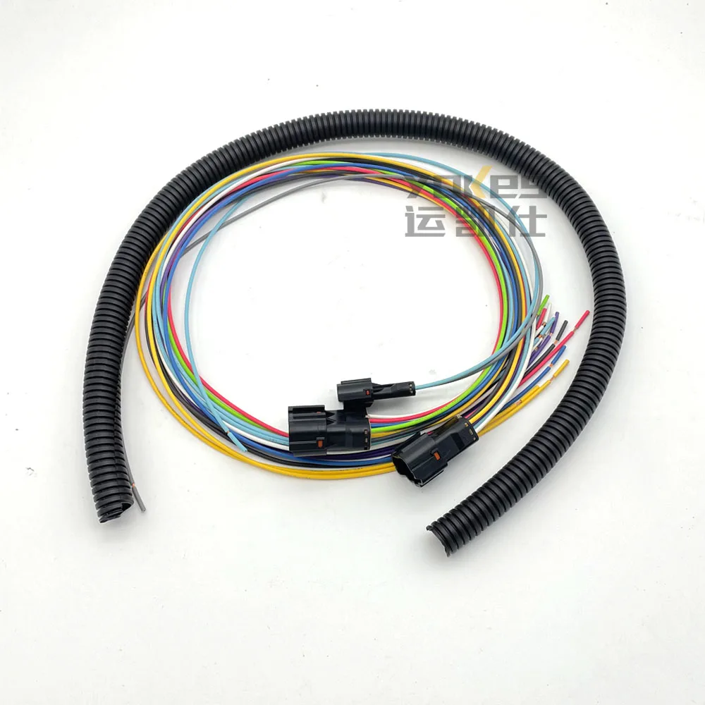 

SH120 SH200 A3 Electronic Oil Pump Wiring Harness Excavator Accessories For Sumitomo