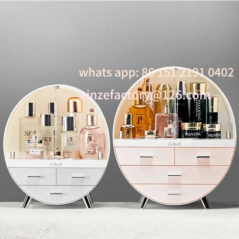 

Customizable przechowywania kosmetyków o dużej pojemności Typ szuflady Podwójne drzwi Design Pulpit Odporne na kurz s