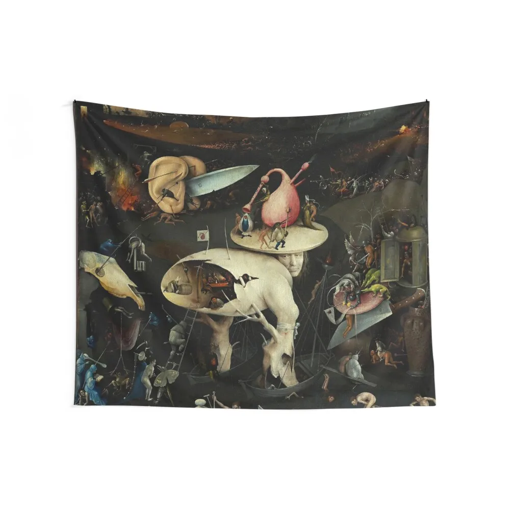 

HELL By Hieronymus Bosch Tapestry Aesthetic Decoration Decorative Paintings Wallpaper Bedroom Tapestry