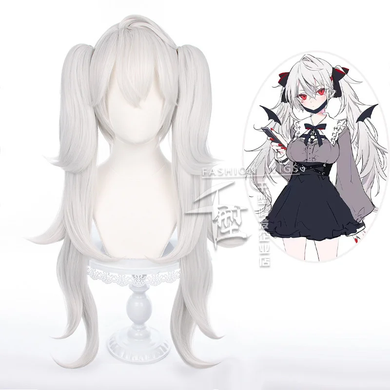 Virtual YouTuber Ge Ye Cosplay Wig Cosplay Pigtails Heat Resistant Synthetic Wigs Halloween Party