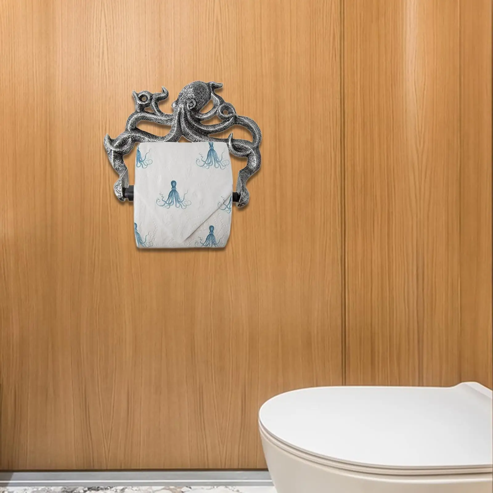 

Animal Toilet Paper Holder Modern Funny Space Saving Unique Organization Cute Fashion Multifunctional Bathroom Decor for Office