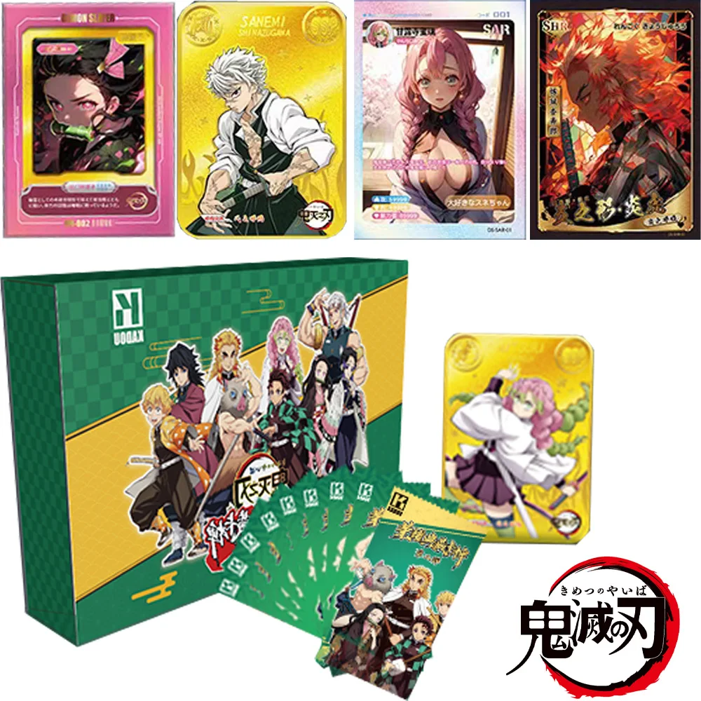 Caixa de cartões KADOU Demon Slayer, coleção passatempo, TCG Playing Game, Booster Box, cartão de personagem, atacado, mais novo, 2024