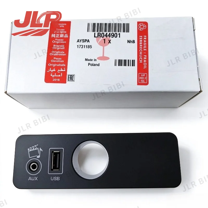 LR044901 LR038184 Center Console Rear USB AUX Socket Fit For Land Rover Range Rover Evoque Vogue Sport Freelander 2 LR2 2012-18