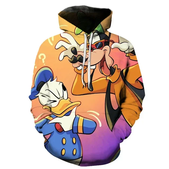 3D Disney A Goofy Movie Men Women Hoodie Kid Casual Streetwear Long Sleeves Sweatshirt Boy Girl Autumn Tops Coat Pullover